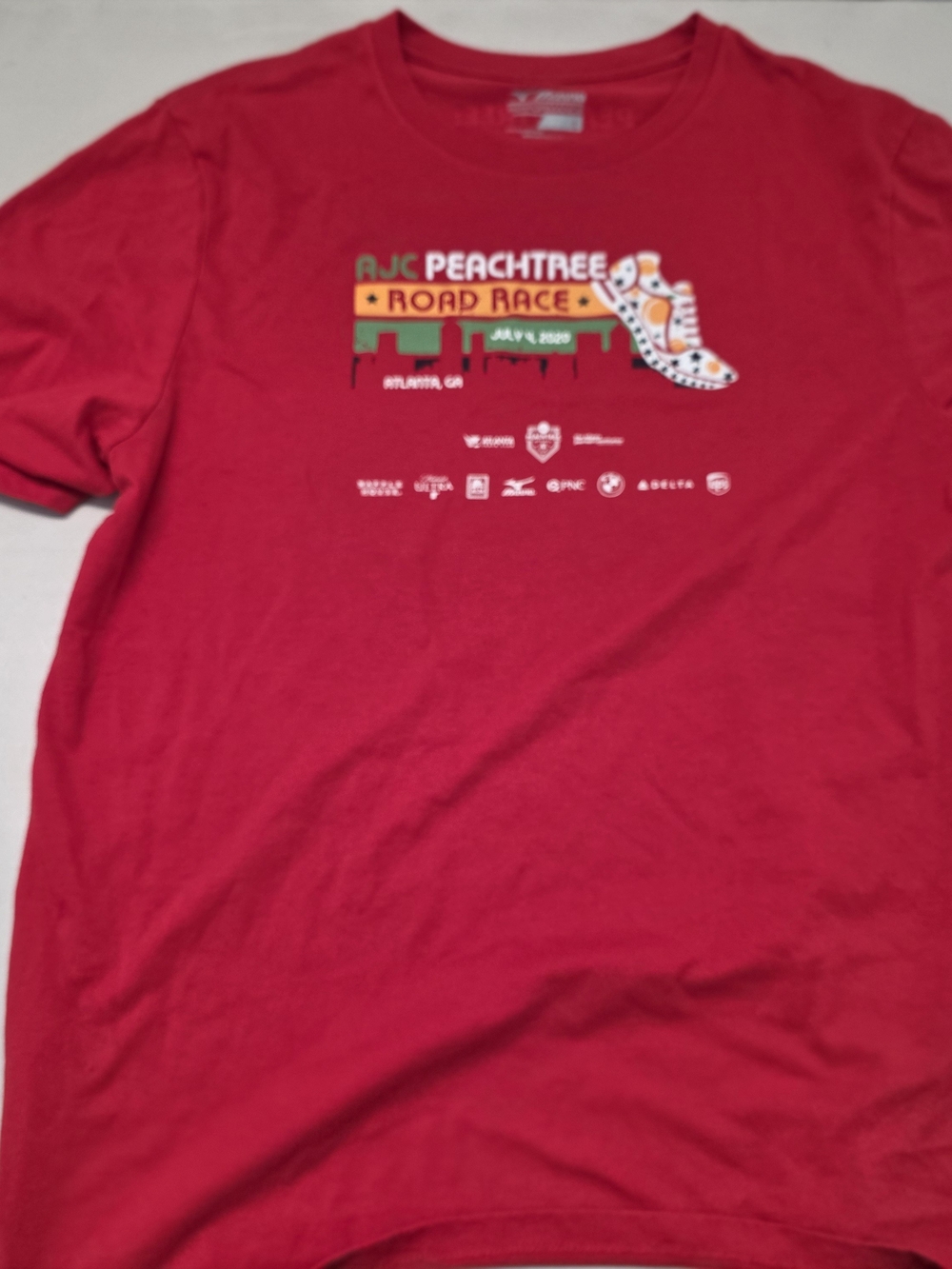 Peachtree Road Race T-shirt 2020 Men's Size Large